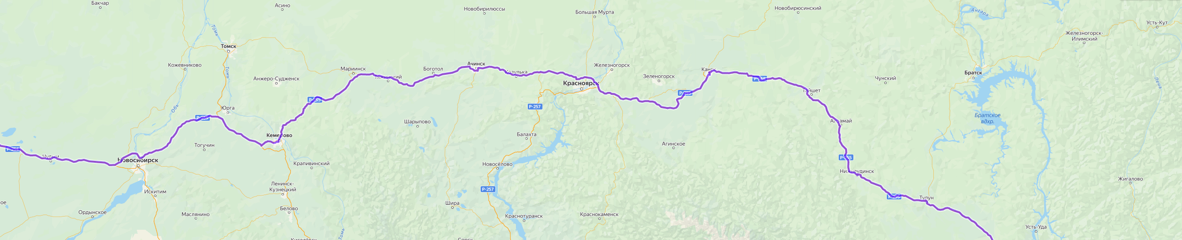 Доставка грузов из Костромы - карта транспортной логистики